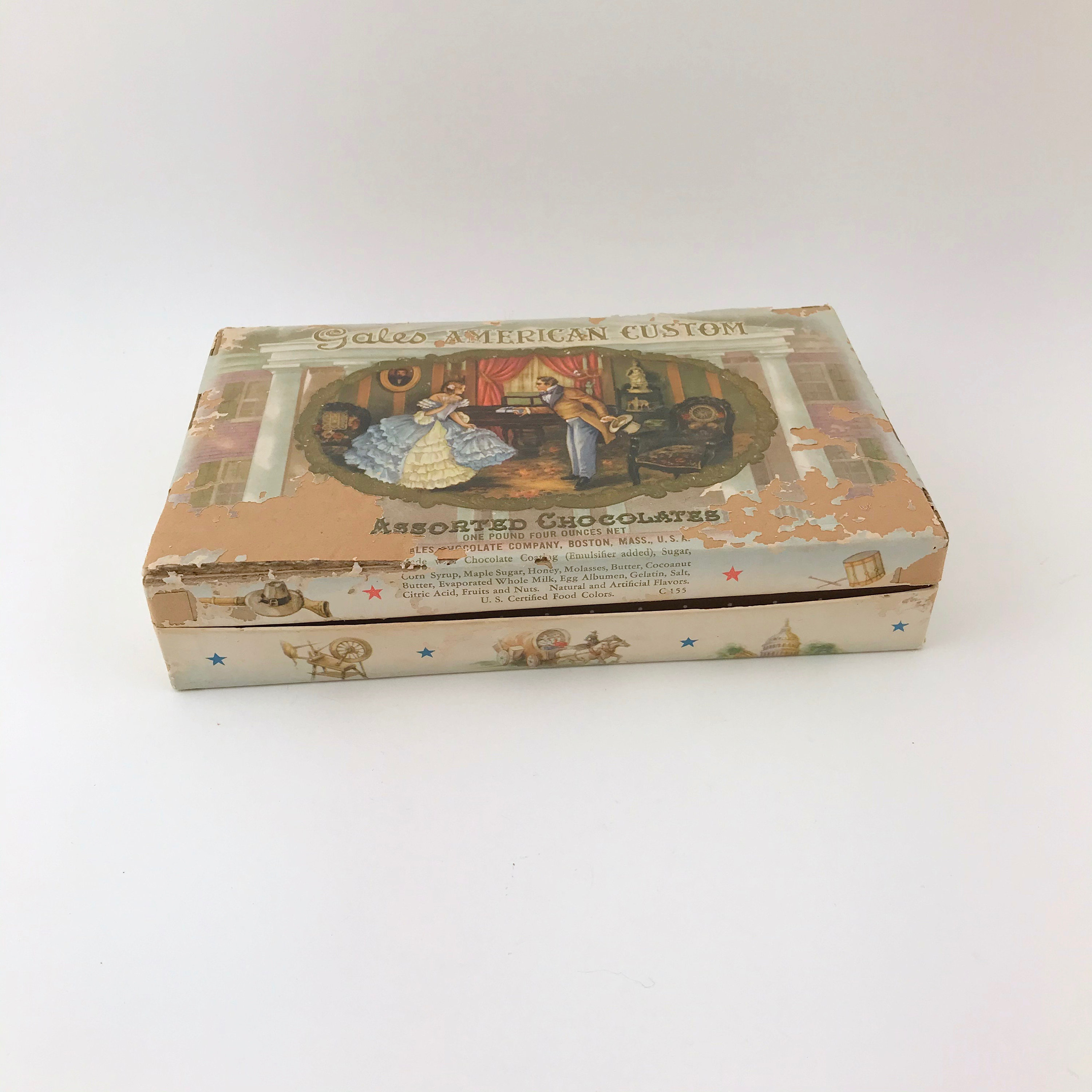 Vintage Gales American Custom Assorted Chocolates Box, ROUGH