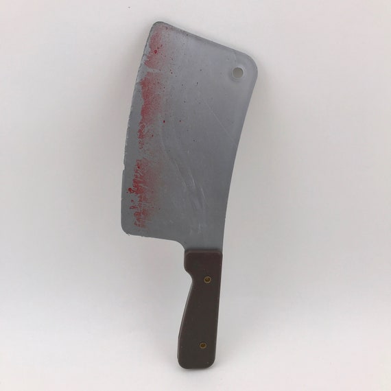 Vintage Halloween Costume Prop, Meat Cleaver, Plastic… Gem