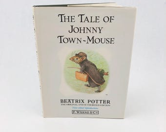 Vintage Hardback Book, The Tale Of Johnny Town-Mouse, Beatrix Potter, F. Warne & Co., 1995, Reproduction