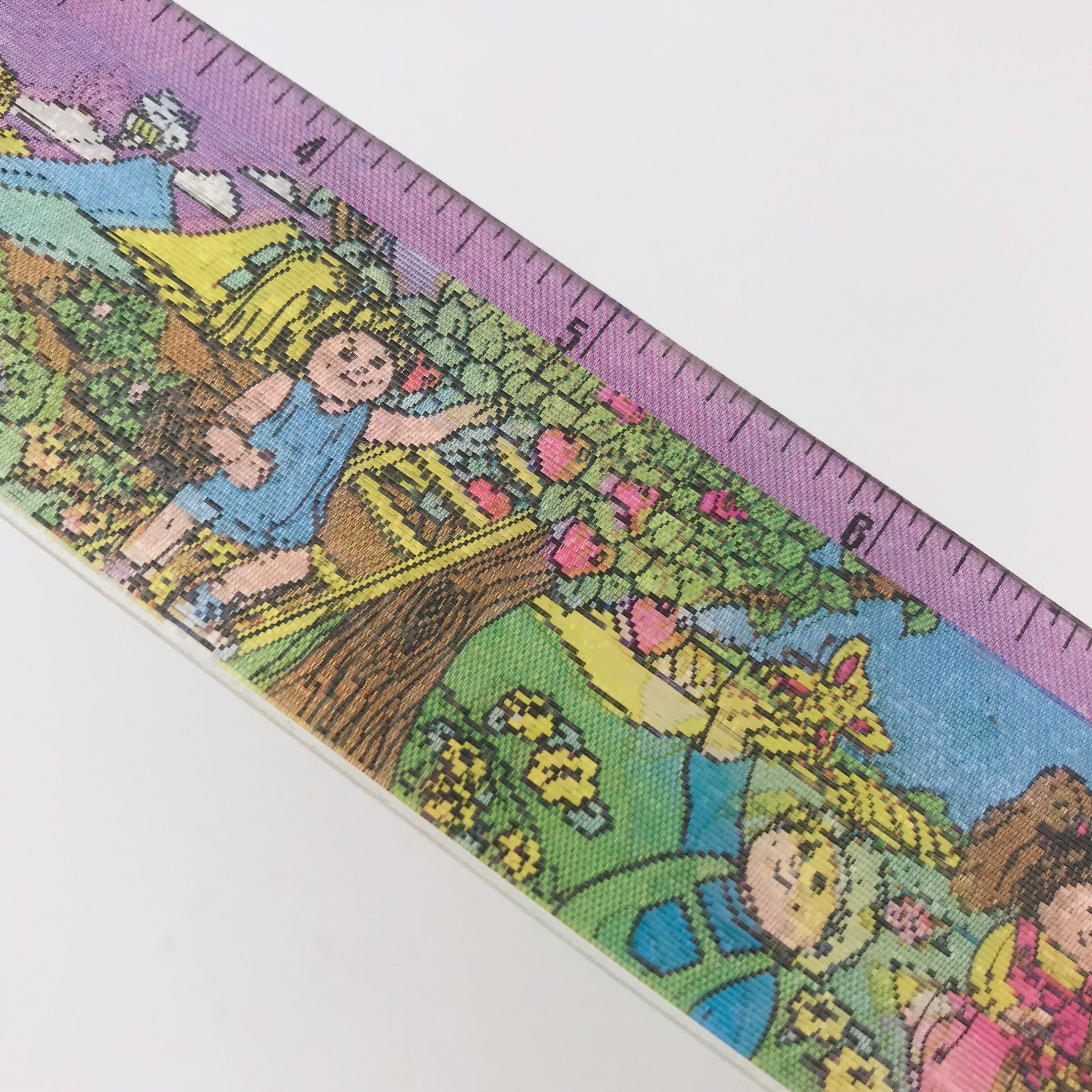 Vintage Holographic Cabbage Patch Kids Ruler, Panosh Place, Made in Taiwan  