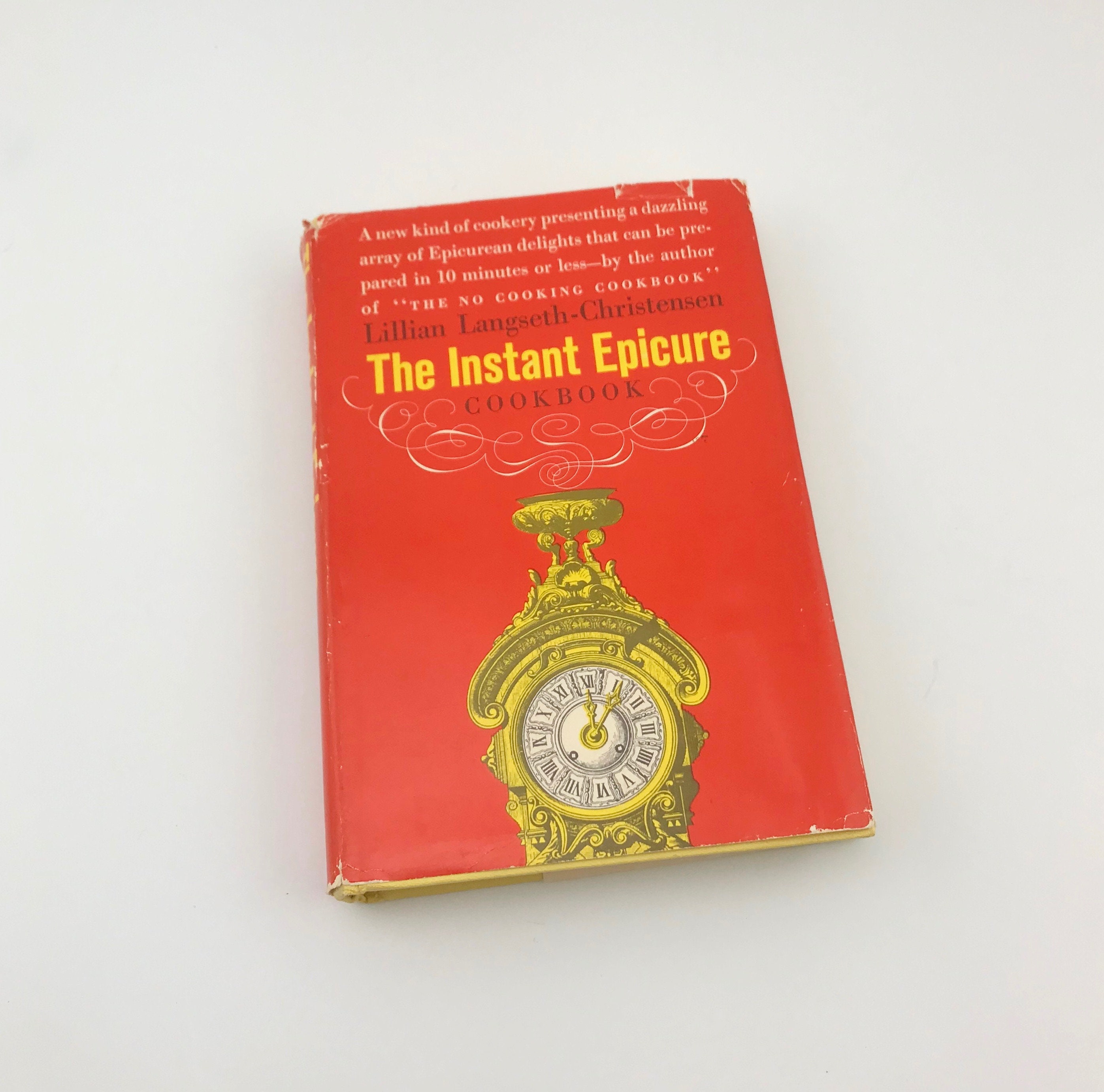 Vintage Hardback Copy of the Instant Epicure Cookbook, Lillian