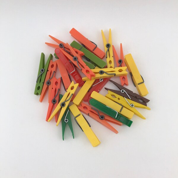 Plastic Clothespins - Etsy