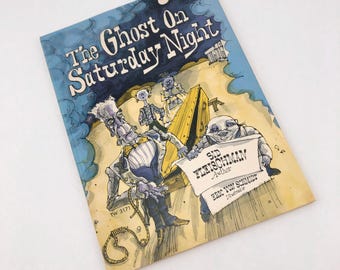 Vintage Paperback Book, The Ghost On Saturday Night, 1974