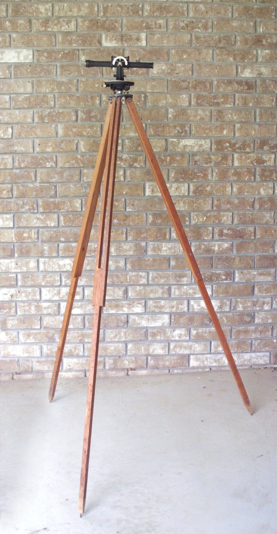 Vintage David White LevelTransit with Wooden Tripod Wooden Etsy