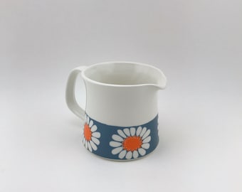 Vintage Figgjo Flint Turi-Design Daisy Milk Jug, Made in Norway, Design by Turi Gramstad Oliver