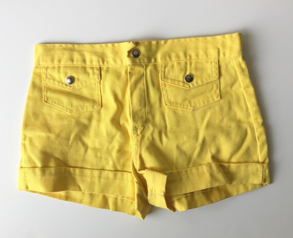 Vintage Jcpenney Yellow Short Shorts 
