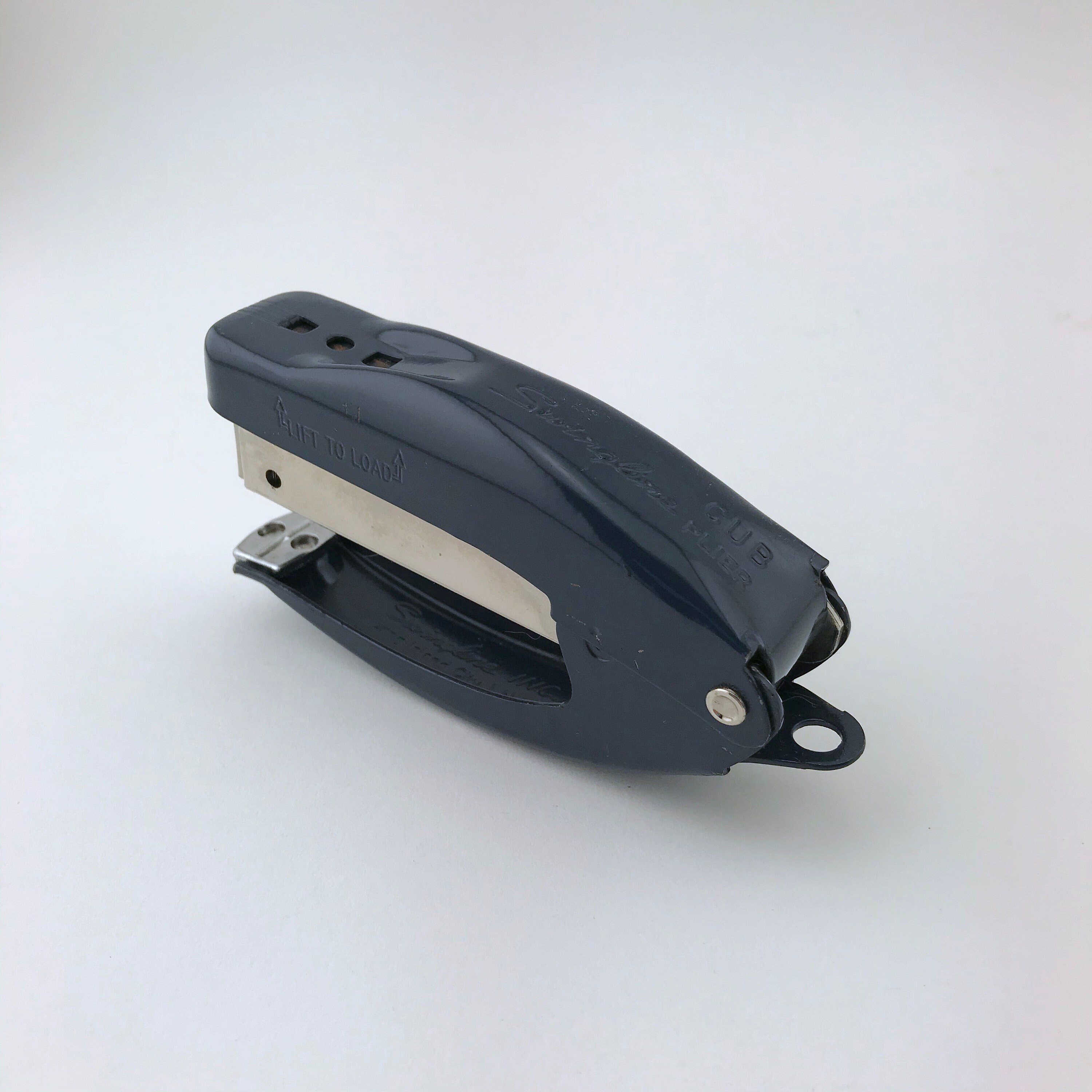 Vintage Navy Blue Swingline Cub Plier Hand Grip Stapler Etsy