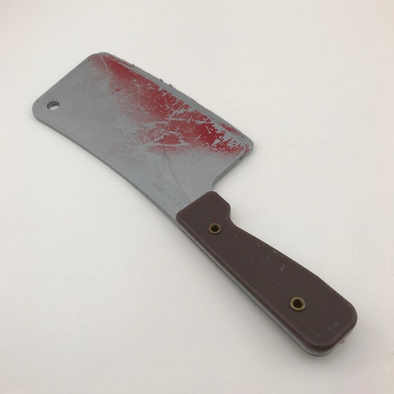 Vintage Halloween Costume Prop, Meat Cleaver, Plastic… Gem