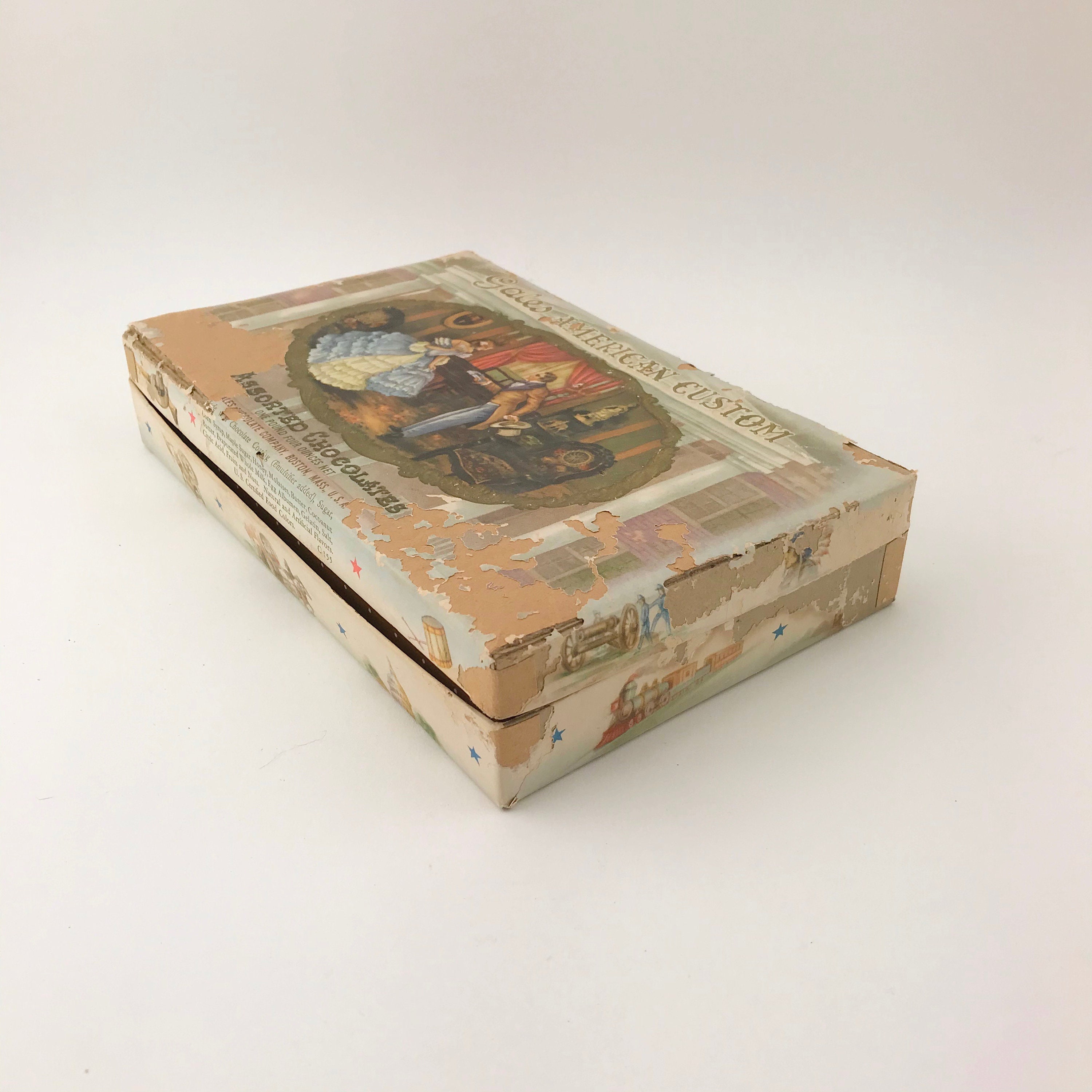 Vintage Gales American Custom Assorted Chocolates Box, ROUGH