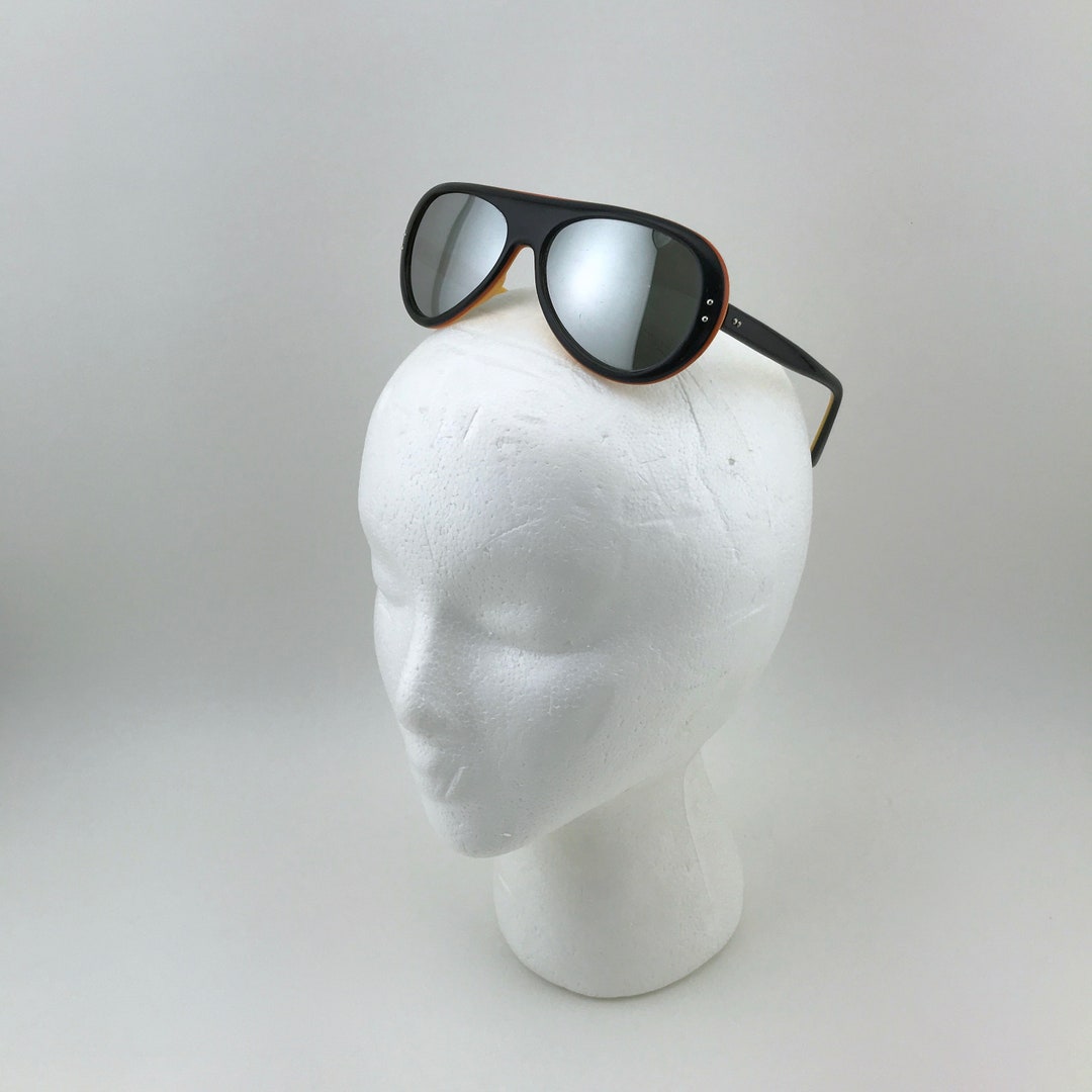 Vintage Foster Grant Mirrored Sunglasses, Yellow Mirrored Sunglasses