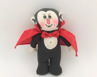 Vintage Russ Berrie & Co., Inc. Dracula, Stuffed Dracula, Dracula