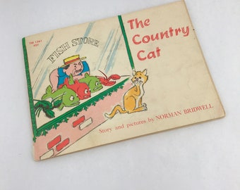 Vintage Scholastic Book, The Country Cat by Norman Bridwell, ROUGH CONDITION, Third Printing, 1969
