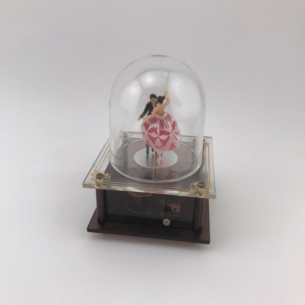 Vintage Music Box With Dancing Couple Etsy