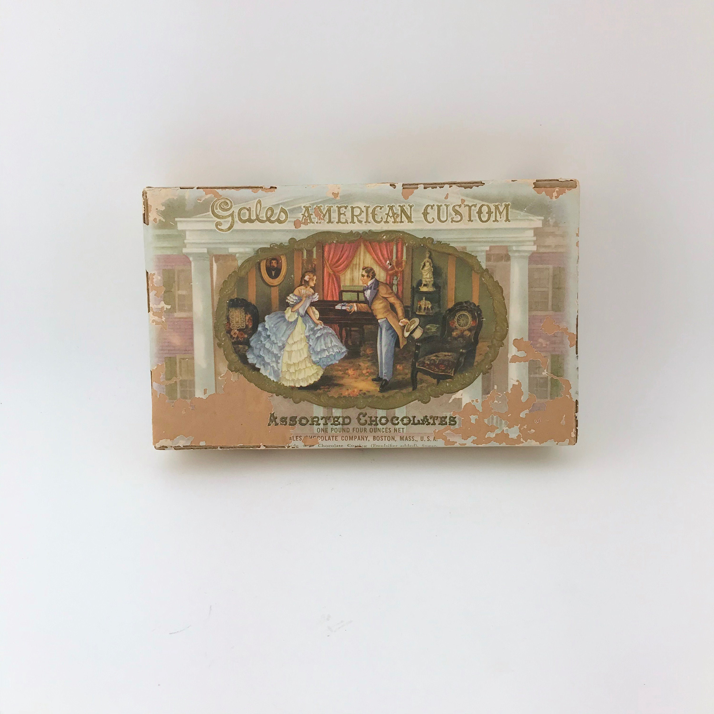 Vintage Gales American Custom Assorted Chocolates Box, ROUGH