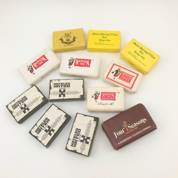 Vintage Lot of 12 Hotel Travel Soaps Hotel Soaps Travel Soaps