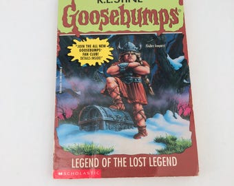 Vintage Scholastic Paperback, Goosebumps #47 Legend Of The Lost Legend, First Edition,  Sept 1996