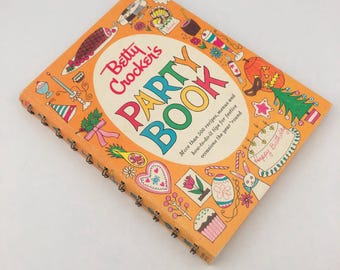 Vintage Betty Crocker's Party Book, Cook Book, Small Size, First Edition, Third Printing, 1960