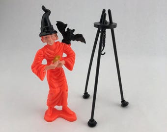 Vintage Halloween Witch Cake Topper: Batty Bertha, Hong Kong