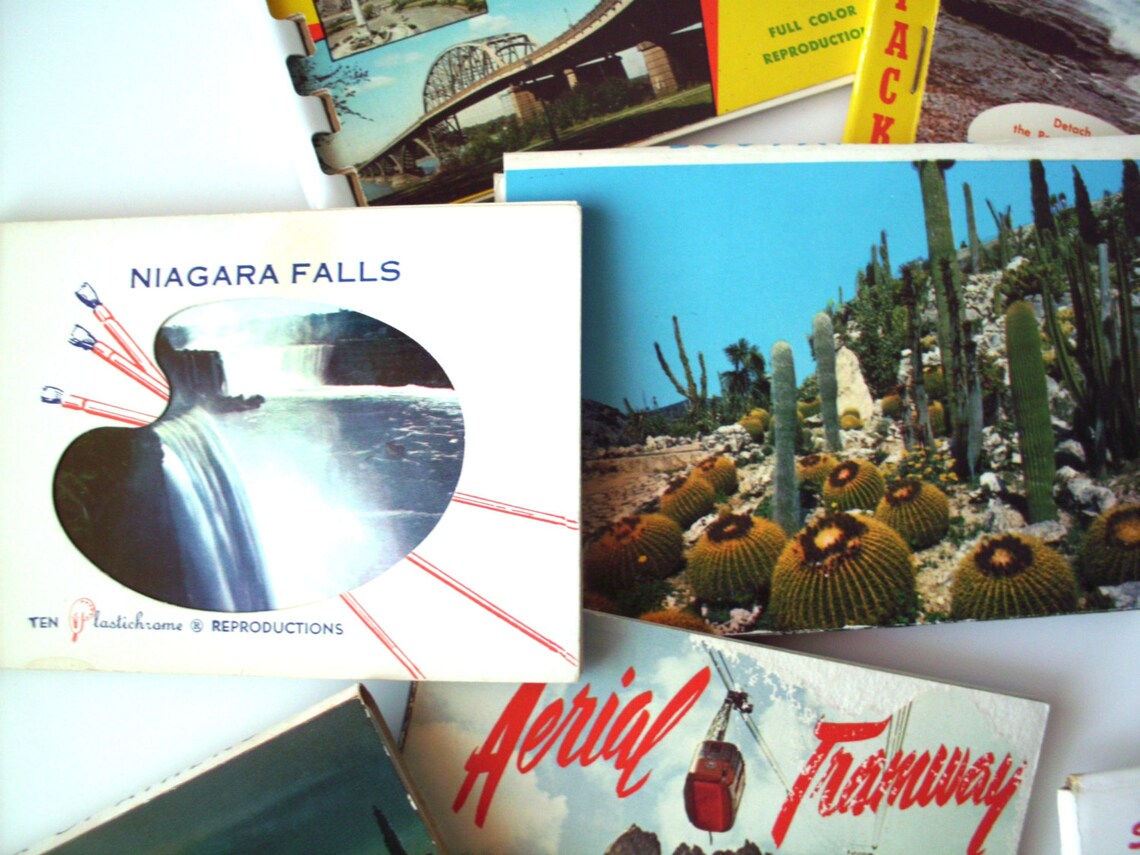 10 Vintage Souvenir Travel Photo Booklets Grand Canyon Etsy