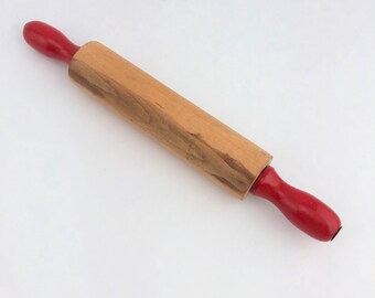 Vintage Children's Small Wooden Rolling Pin