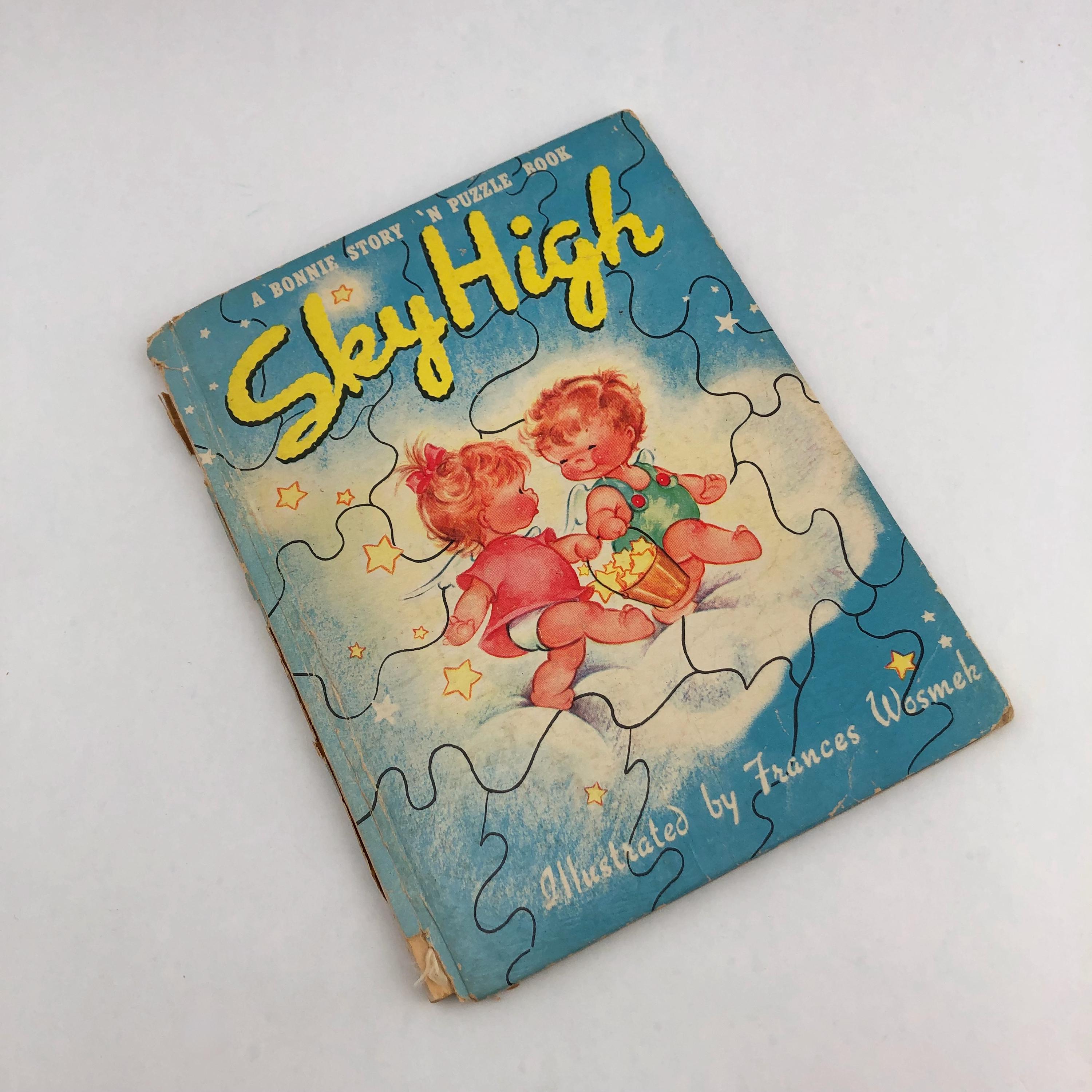 Vintage Sky High, A Bonnie Story 'N Puzzle Book, Illustrated by