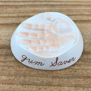 Vintage Hand Gum Saver, Gum Parker, Novelty Gum Storage Dish, Gum Keeper