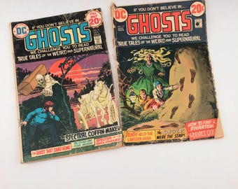Vintage Pair Of Comics, GHOSTS, NO. 31, '74 & NO. 17, '73