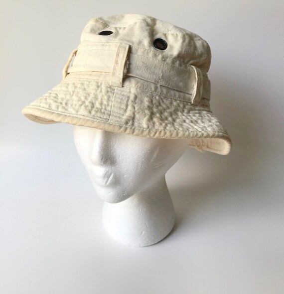 Vintage Very Small Bucket Hat, Tennis Style Hat, B