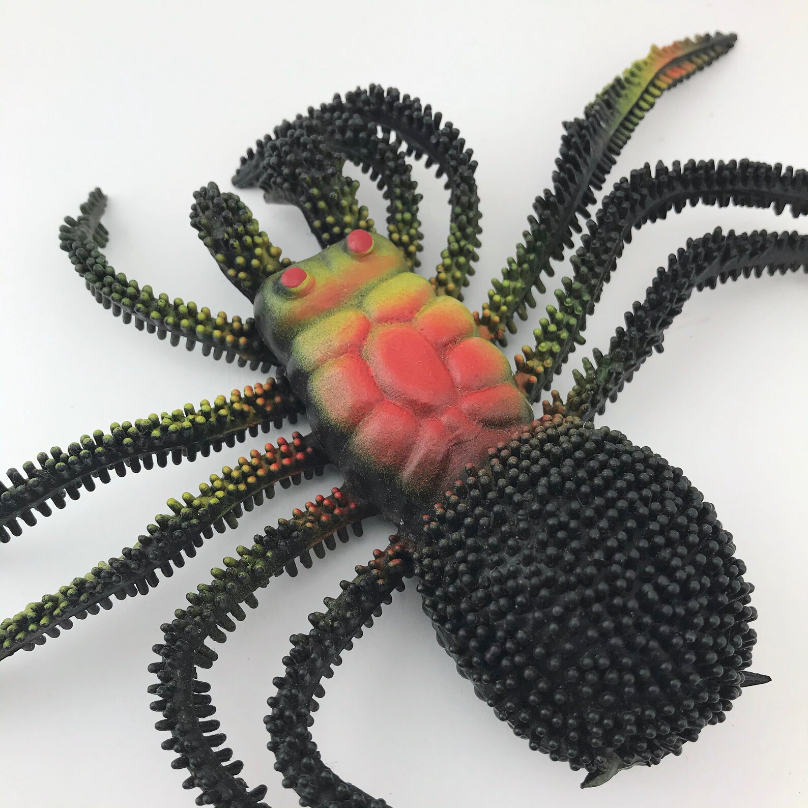 Vintage Large Rubber Spider China Novelty Spider Hairy Etsy