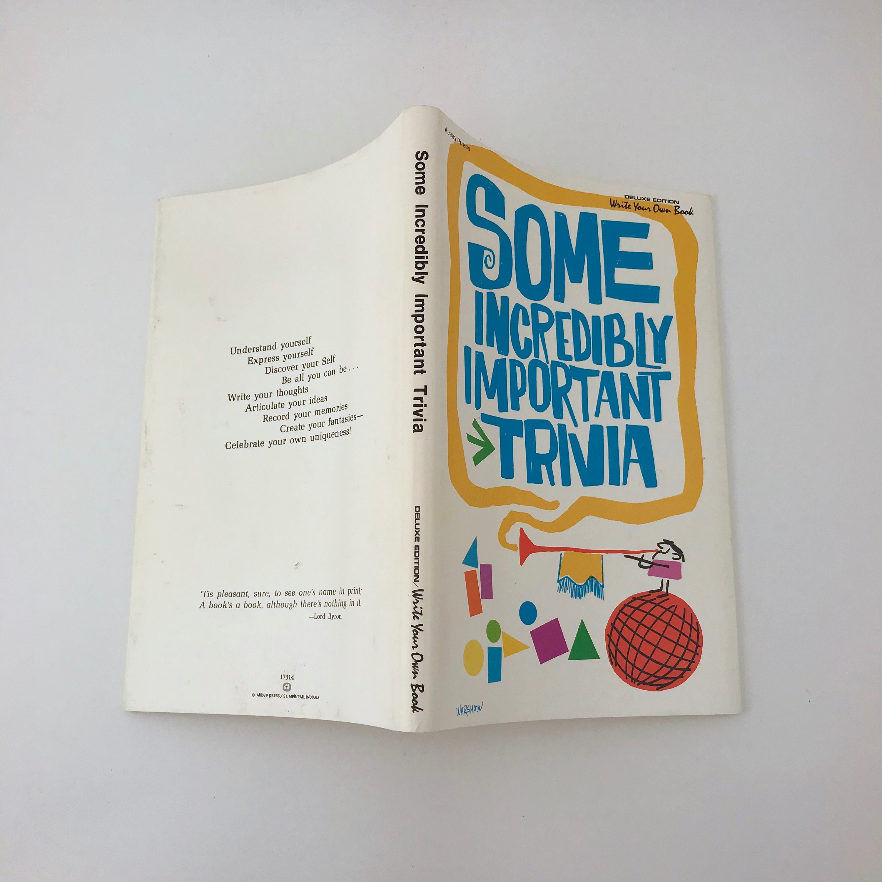 Vintage Deluxe Edition write Your Own Book Blank - Etsy Sweden
