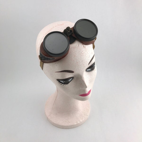 Vintage Welding Goggles, Motorcycle Goggles, American Optical