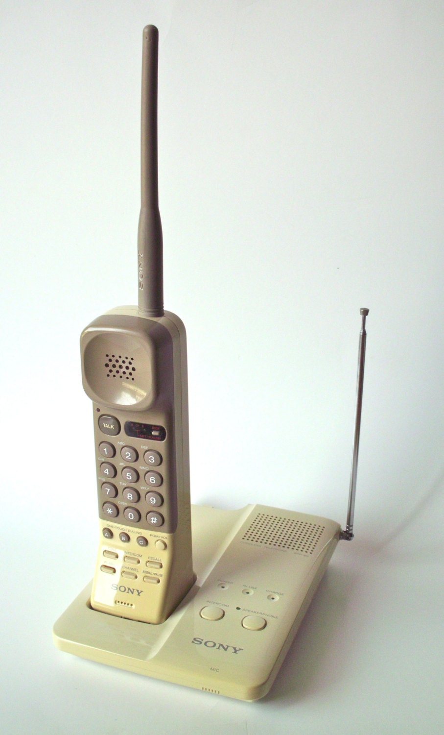 Vintage Sony SPP-90 Remote Phone With AC Adaptor and Manual - Etsy