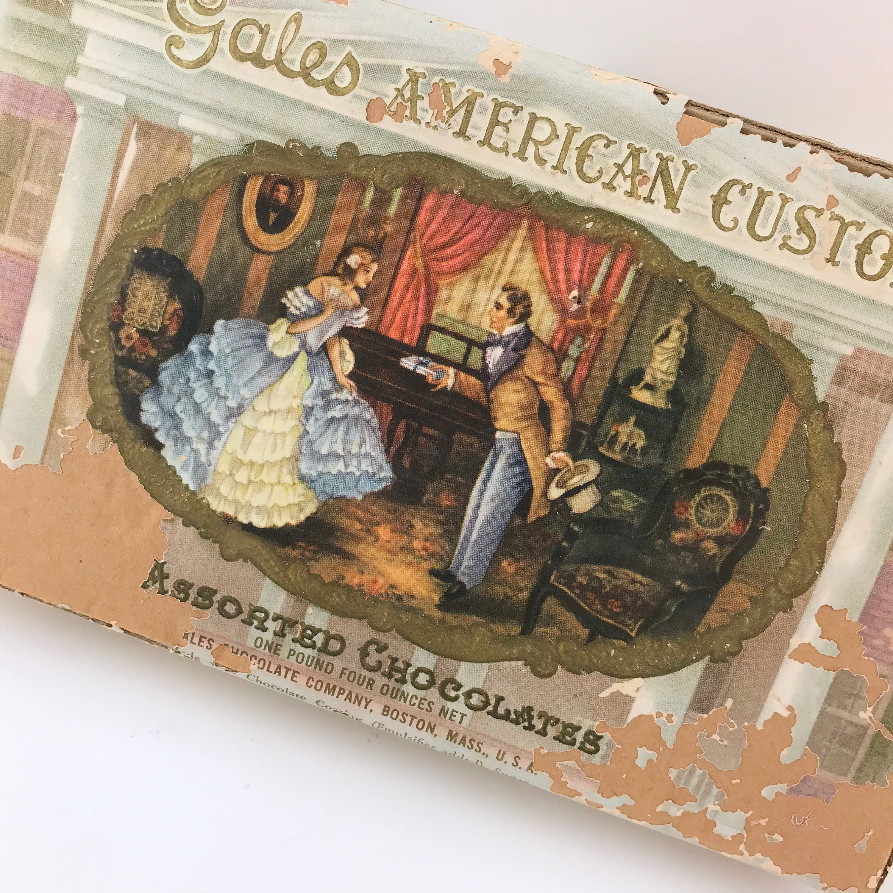 Vintage Gales American Custom Assorted Chocolates Box, ROUGH