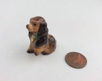 Vintage Hagen Renaker Cocker Spaniel Miniature Dog