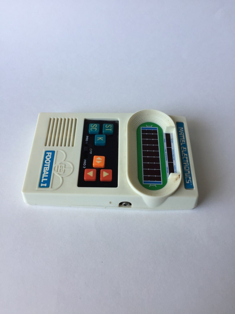 Electronic Handheld Football Game Electronic Football Game Vintage Mattel Electronics Football I Take Along Electronic Football Game