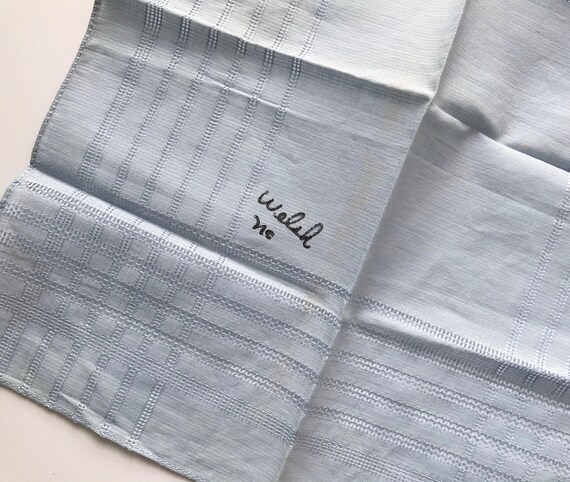 Vintage Pair Of Blue Linen/Cotton (?) Children's … - image 5