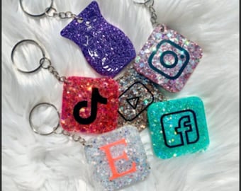 Digital Custom Business Card Keychain | Scannable Keychain | Social Media Keychain | NFC Chip | Independent Consultant | Tap Keychain
