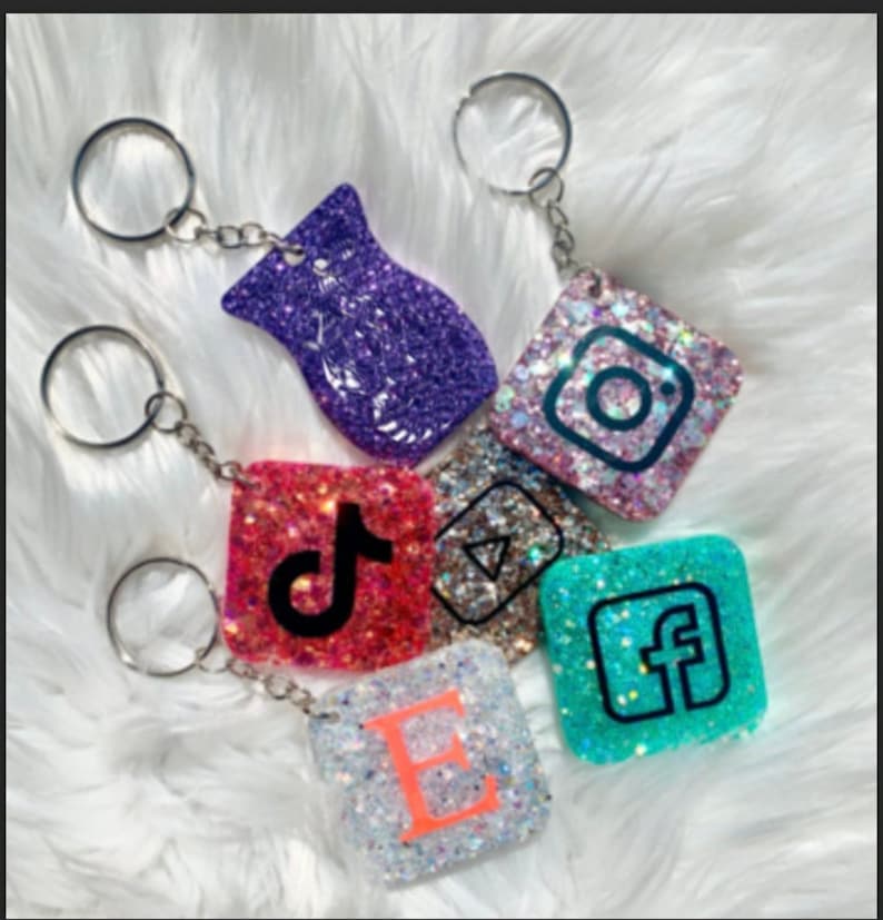 Digital Custom Business Card Keychain Scannable Keychain Etsy