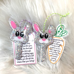 Llave mágica de conejito de Pascua / Llave de conejito / Adorno