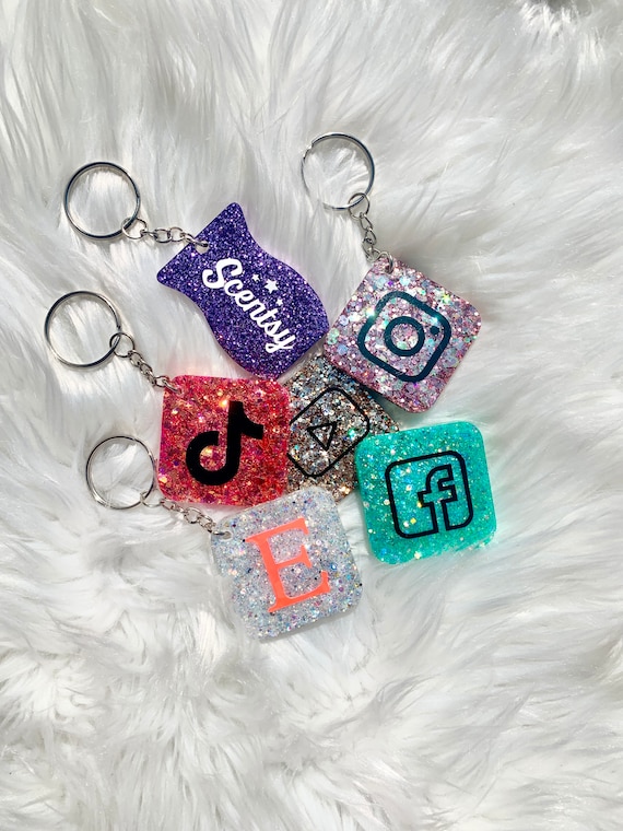 Digital Custom Business Card Keychain Scannable Keychain Etsy