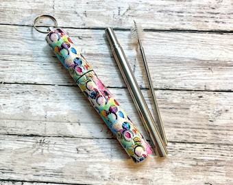 Disney Ears collapsible Straw | Travel Straw | Straw Keychain | Reusable Straw