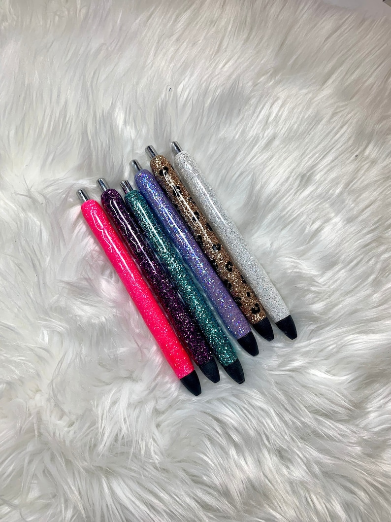 Glitter Pens | Custom Glitter Gel Pen | Refillable Pen