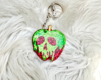 Poison Apple Keychain | Glow in the dark | Just one bite