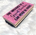 The Influence of a Great Teacher can Never Be erased Glitter eraser | Teacher Gift | white board, black board