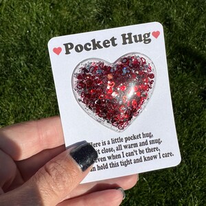Pocket Hug, Package Gift, Party Favor, Basket Stuffer, Heart Hug ...