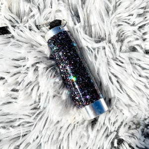 Black Glitter Flashlight | Milticolor Glitter | Travel Flashlight