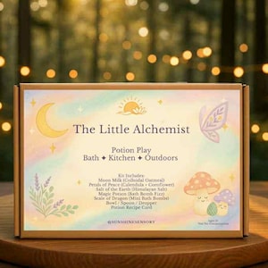 Kit de bain potion magique pour enfants : jeu sensoriel aux STIM