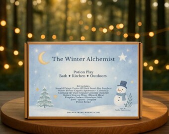 Magic Potion Play Winter Bath Kit for Kids: Sensory STEM Play