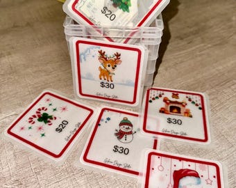 Contant geldenveloppen kerst minivelijn | Budgetbundel van 1,8 duizend, spaaruitdaging