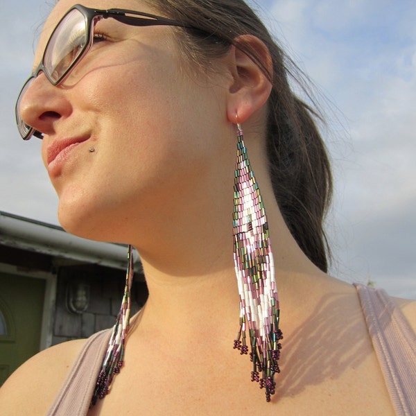 Jasmine Native American Inspired Beaded Earrings